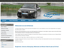 Tablet Screenshot of drift-schule.de